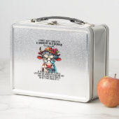 Lunch Box Vache Je ne me suis pas contentée de me transforme (En situation)
