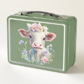 Lunch Box Vache mignonne dans la journée ensoleillée (Dos)