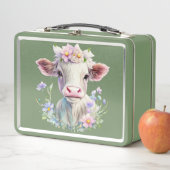Lunch Box Vache mignonne dans la journée ensoleillée (En situation)