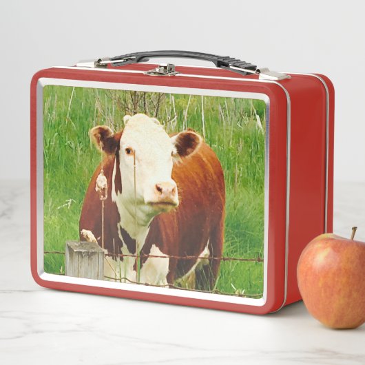 Lunch Box Vache Mignonne et Câline pour Caley (En situation)