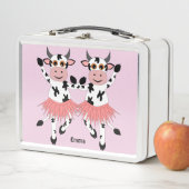Lunch Box Vaches dansantes mignonnes et amusantes (En situation)