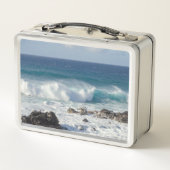 Lunch Box Vagues À Maui, Hawaii Paysage Photographie (Dos)