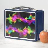 Lunch Box Vagues lumineuses colorées (En situation)