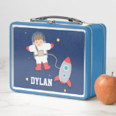 Lunch Box Vaisseau spatial Outer Space Petit Garçon Astronau (En situation)