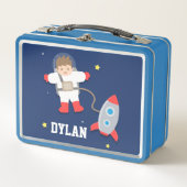 Lunch Box Vaisseau spatial Outer Space Petit Garçon Astronau (Devant)