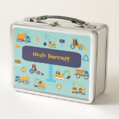 Lunch Box Véhicule de construction personnalisé (Devant)