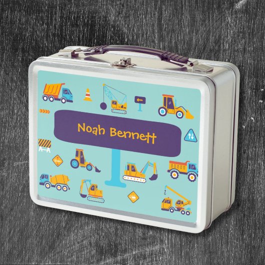 Lunch Box Véhicule de construction personnalisé