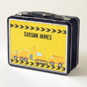 Lunch Box Véhicule de construction pour enfants Camion de vi (Dos)