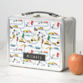 Lunch Box Véhicules de transport Voitures et Camions Trafic (En situation)