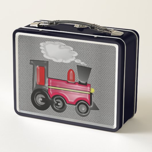 Lunch Box Véhicules des trains 3D (Dos)