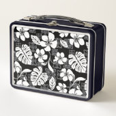 LUNCH BOX VENDREDI ALOHA (NOIR & GRIS) (Devant)