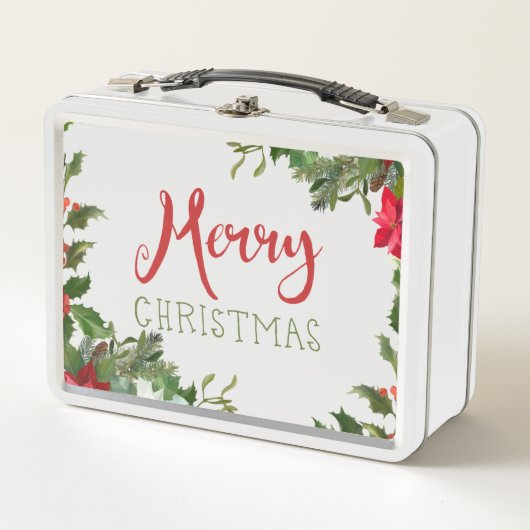 Lunch Box Verdure de Noël joyeuse (Devant)