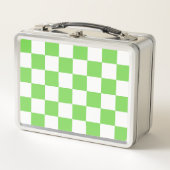 Lunch Box Vérifié vert herbe (Devant)