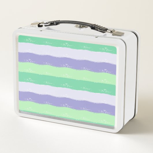 Lunch Box Vert, violet, gris - Trucs de brosse | (Dos)