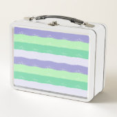 Lunch Box Vert, violet, gris - Trucs de brosse | (Devant)