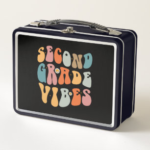 Lunch Box Vibes de deuxième année Retour à l'école École gro