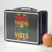 Lunch Box Vibes Locaux Épais du 18ème siècle Africain Améric (En situation)