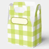 Lunch Box Vichy lichtgrijs Bedankdoosjes (Geopend)
