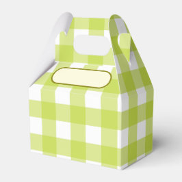 Lunch Box Vichy lichtgrijs Bedankdoosjes