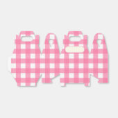 Lunch Box Vichy rose Bedankdoosjes (Uitgevouwen)