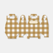 Lunch Box Vichy Siena Bedankdoosjes (Uitgevouwen)