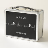 Lunch Box Vie cyclable, Heartbeat personnalisable (Dos)