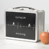 Lunch Box Vie cyclable, Heartbeat personnalisable (En situation)