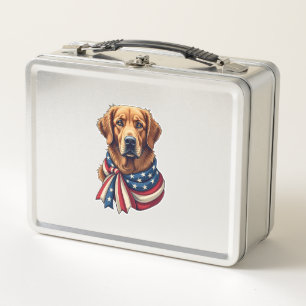 Lunch Box Vieux Gloire Veste de Rétro Golden Retriever 2