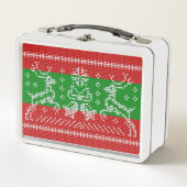 Lunch Box Vilain chandail cloches Xmas rennes crochet (Devant)