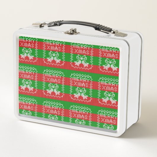 Lunch Box Vilain pull motif sonnettes Joyeux fils Xmas (Devant)