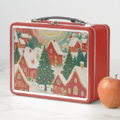Lunch Box Village de Noël (En situation)