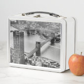 Lunch Box Ville de New York noire et blanche (En situation)