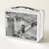 Lunch Box Ville de New York noire et blanche (Dos)