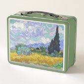Lunch Box Vincent Van Gogh - Champ de blé avec cyprès (Dos)