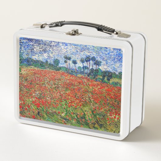 Lunch Box Vincent van Gogh - Champ de coquelicots (Devant)