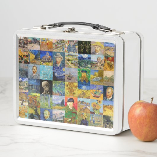 Lunch Box Vincent van Gogh - chefs-d'oeuvre Mosaic Patchwork (En situation)