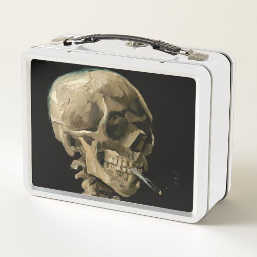 Lunch Box Vincent van Gogh - Crâne avec cigarette brûlante (Dos)