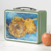 Lunch Box Vincent van Gogh - Deux tournesols coupés (En situation)