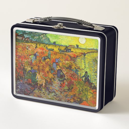 Lunch Box Vincent van Gogh - Le vignoble rouge (Devant)