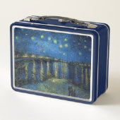 Lunch Box Vincent van Gogh - Nuit étoilée sur le Rhône (Dos)