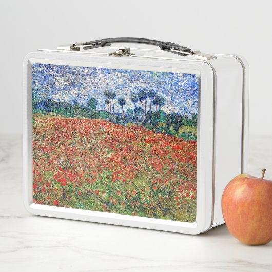 Lunch Box Vincent van Gogh - Poppy Field (En situation)