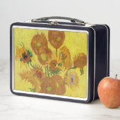 Lunch Box Vincent van Gogh - Vase avec quinze tournesols (En situation)