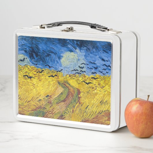 Lunch Box Vincent van Gogh - Wheatfield with Crows (En situation)