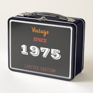 Lunch Box Vintage 1975 Limited Edition 50e anniversaire Retr
