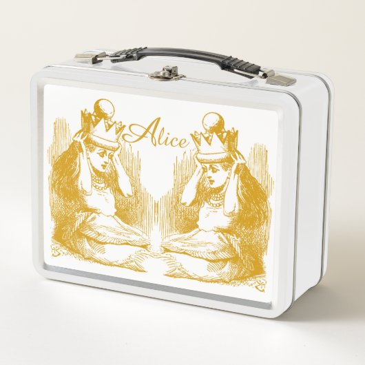 Lunch Box Vintage Alice au pays des merveilles (Devant)