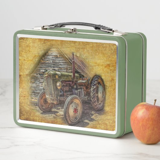 Lunch Box Vintage Farm (En situation)