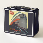 Lunch Box Vintage Hiawatha Train Publicité (Dos)