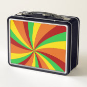 Lunch Box Vintage Hippie style rétro  Motif (Dos)