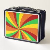 Lunch Box Vintage Hippie style rétro  Motif (Devant)