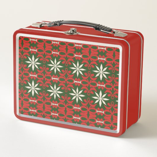 Lunch Box Vintage motif Noël/hiver (Devant)